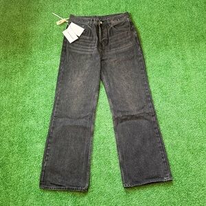 Acne Studios Black Straight Leg Jeans